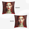 Exquisite Portrait Plush Throw Pillow Cover - Okomall