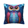 Funda de cojín de peluche con diseño de cielo estrellado - Okomall