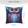 Funda de cojín de peluche con diseño de cielo estrellado - Okomall