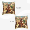 Housse de coussin en peluche sur le thème des soldats romains antiques - Okomall