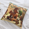 Funda de cojín de peluche con tema de soldados romanos antiguos - Okomall