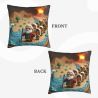 Funda de cojín de peluche con tema de "El Éxodo de Moisés" - Okomall