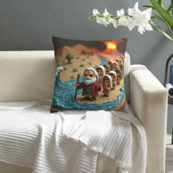 Kuscheliges Kissenbezug mit dem Thema «Moses und der Auszug aus Ägypten» - Okomall