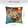 Housse de coussin en peluche sur le thème de «L’Exode de Moïse» - Okomall