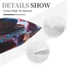 Okomall Exquisite Girl Theme Plush Pillow Cover - 18x18in