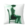 Elegant Female Portrait Plush Pillow Cover - Okomall
