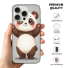 Coque de téléphone mignonne panda pour iPhone 15 Pro/Pro Max - OKOMALL