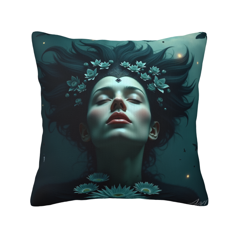 غطاء وسادة فروي "الرفاهية الحالمة" - 18 × 18 بوصة | OKOMALL