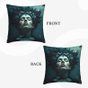 Custodia per cuscino in peluche 'Sogno di Opulenza' - 18x18 pollici | OKOMALL