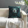 Custodia per cuscino in peluche 'Sogno di Opulenza' - 18x18 pollici | OKOMALL