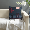Housse de coussin Style Wabi-Sabi Lever de Soleil et Montagnes - Okomall