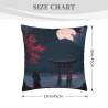 Housse de coussin Style Wabi-Sabi Lever de Soleil et Montagnes - Okomall