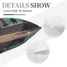 Funda de cojín de paisaje japonés - Monte Fuji y Samurai | Okomall