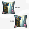 Funda de cojín con personaje cyberpunk - Okomall