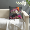 Ocean Fantasy Kissenbezug - 18x18 Zoll, Delfin und Koralle Muster