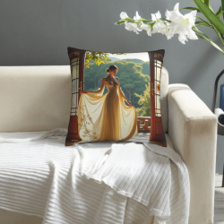 Housse de coussin en peluche pour fille esthétique - Okomall