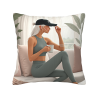 Coussin en peluche à double face - Okomall