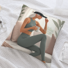 غطاء وسادة فروي مزدوج الوجه - Okomall