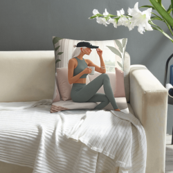Coussin en peluche à double face - Okomall