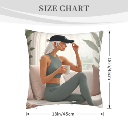 Coussin en peluche à double face - Okomall