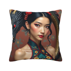 Kuscheliges Kissenbezug mit Ostprinzessin-Motiv - Okomall