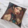 Kuscheliges Kissenbezug mit Ostprinzessin-Motiv - Okomall