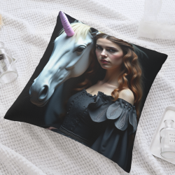 Housse de Coussin en Peluche Dreamy Girl - Okomall