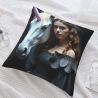 Housse de Coussin en Peluche Dreamy Girl - Okomall