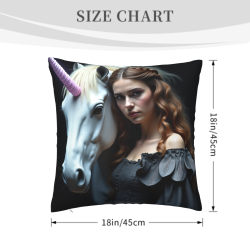 Housse de Coussin en Peluche Dreamy Girl - Okomall