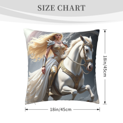 Housse de coussin en peluche Esprit de rêve - Okomall