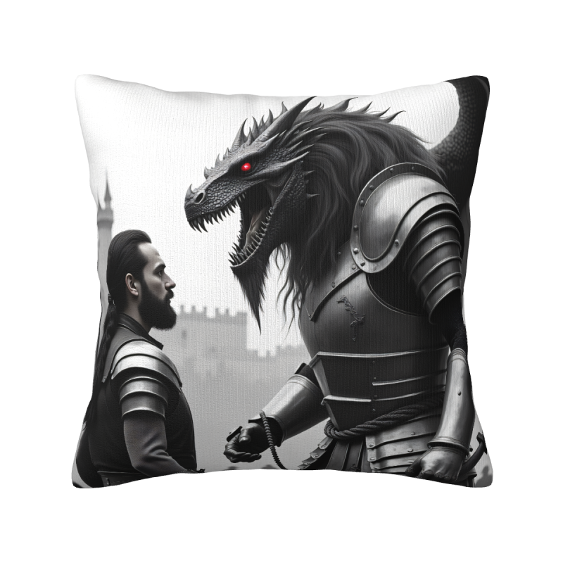 Kissenbezug mit Drachenmuster - 18x18 Zoll | Okomall