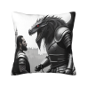 Housse de coussin en peluche avec motif de dragon - 18x18 pouces | Okomall