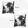 드래곤 프린트 плюшевый 쿠션 커버 - 18x18인치 | Okomall