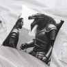 Funda de cojín de felpa con diseño de dragón - 18x18 pulgadas | Okomall