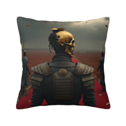 Housse de coussin Guerrier Mécanique en peluche - Okomall