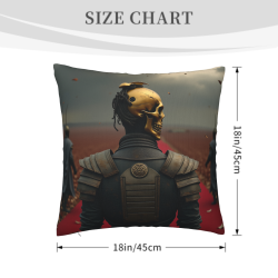 Housse de coussin Guerrier Mécanique en peluche - Okomall