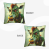 Housse de coussin animal en peluche mignon - 18x18 pouces | Okomall