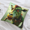 可愛動物毛絨抱枕套 - 18x18英寸 | Okomall