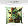 可愛動物毛絨抱枕套 - 18x18英寸 | Okomall