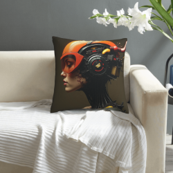 Coussin moelleux à motif d'illusion - Okomall