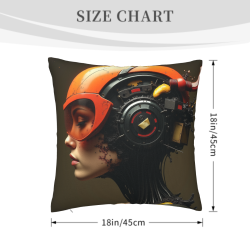 Coussin moelleux à motif d'illusion - Okomall
