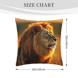 Housse de coussin en peluche Sérénité forestière - Okomall
