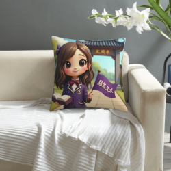 女の子向けの可愛いぬいぐるみクッションカバー - Okomall