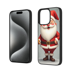 Coque sur le thème du Père Noël pour iPhone 15 Pro/Pro Max - okomall