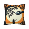 Housse de Coussin Peluche Fille Rêveuse - Boutique Officielle Okomall