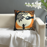 Housse de Coussin Peluche Fille Rêveuse - Boutique Officielle Okomall