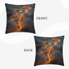 Housse de coussin en peluche Nuit Étoilée - 18x18 pouces | OKOMALL