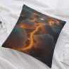 星夜毛絨抱枕套 - 18x18英寸 | OKOMALL