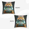 かわいい猫のぬいぐるみクッションカバー - OkOmall