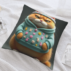 かわいい猫のぬいぐるみクッションカバー - OkOmall